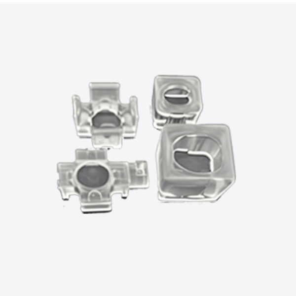 Protective cover for injection molded lenses