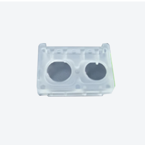 Protective cover for injection molded lenses